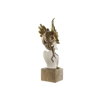 Decorative Figure Home ESPRIT White Golden Lady 20 x 17 x... 2