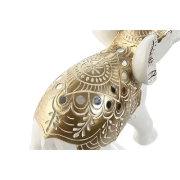 Decorative Figure Home ESPRIT White Golden Elephant 31 x... 2