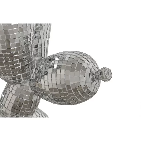 Decorative Figure Home ESPRIT Silver Dog 26 x 12 x 26 cm