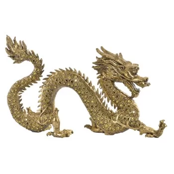 Decorative Figure DKD Home Decor Golden Oriental 52 x 14...