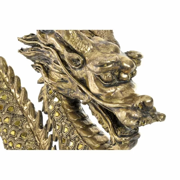 Decorative Figure DKD Home Decor Golden Oriental 52 x 14 x 32 cm