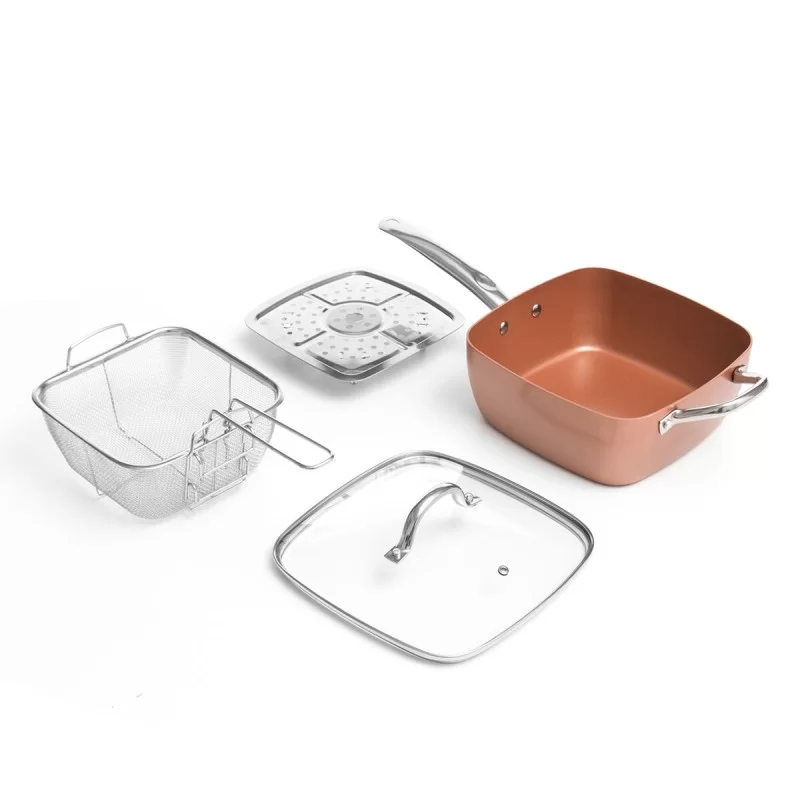 All-Purpose Copper Pan Set 5 in 1 Coppans...