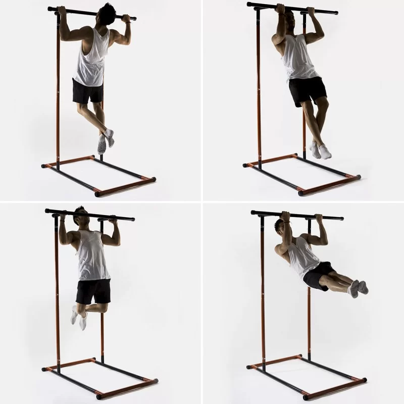 Full Body Pull-Up Station with Exercise Guide...