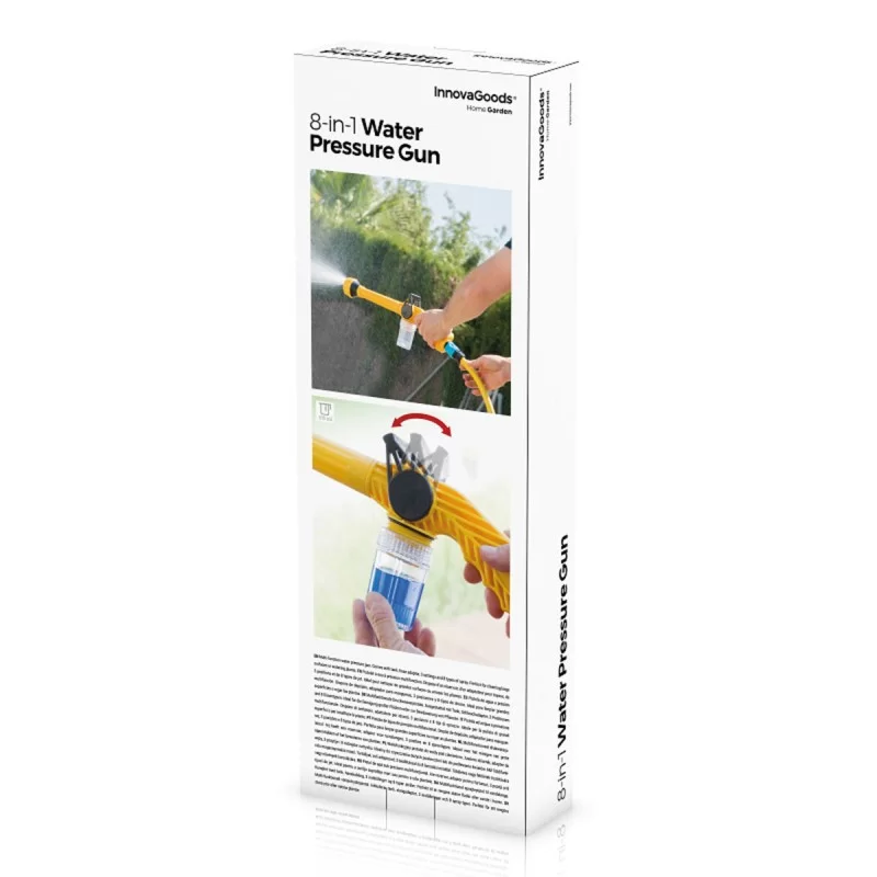 8-In-1 High Pressure Water Gun with Tank...