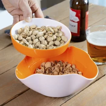 2-in-1 Snack Bowl InnovaGoods 2 Pieces 2