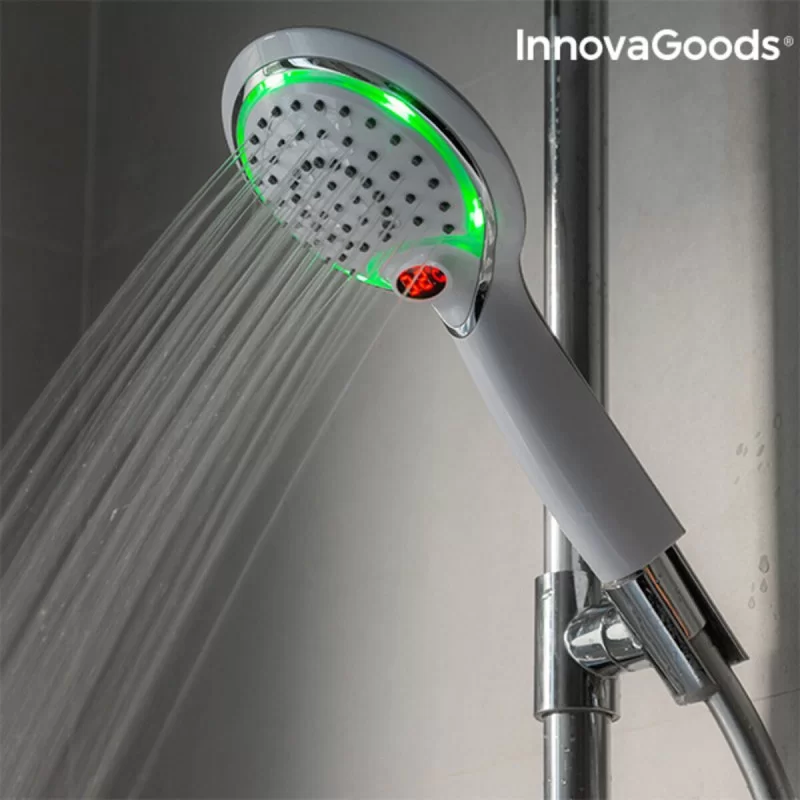 InnovaGoods LED Shower with Temperature Sensor
