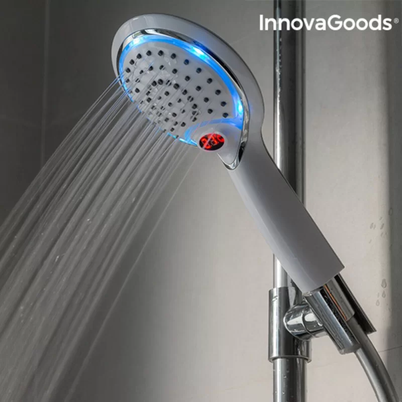 InnovaGoods LED Shower with Temperature Sensor