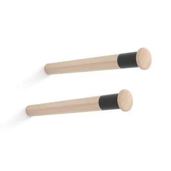 Wall Bracket Rei M390 Bicycle Ø 3,8 x 39 cm beech wood (2...