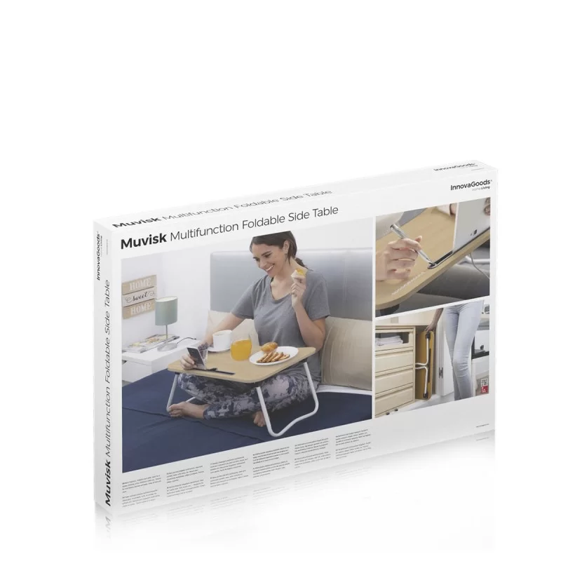 Multifunction Foldable Side Table Muvisk...