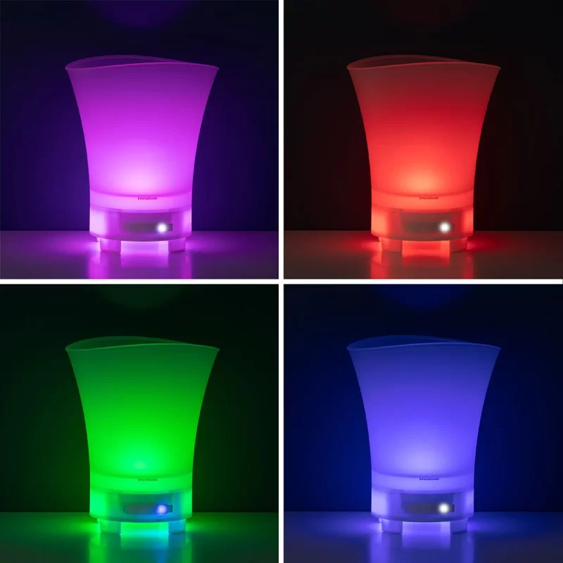 LED bucket with rechargeable speaker Sonice...