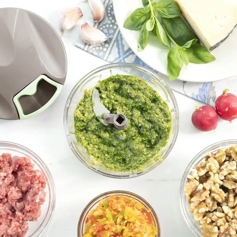 Manual mini chopper with pull cord Spinop...