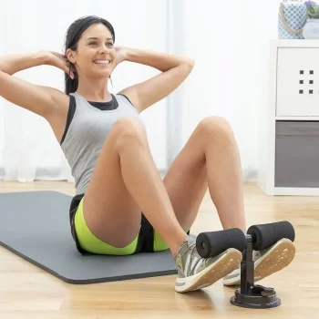 Sit-up Bar for Abdominals with Suction Pad and Exercise...