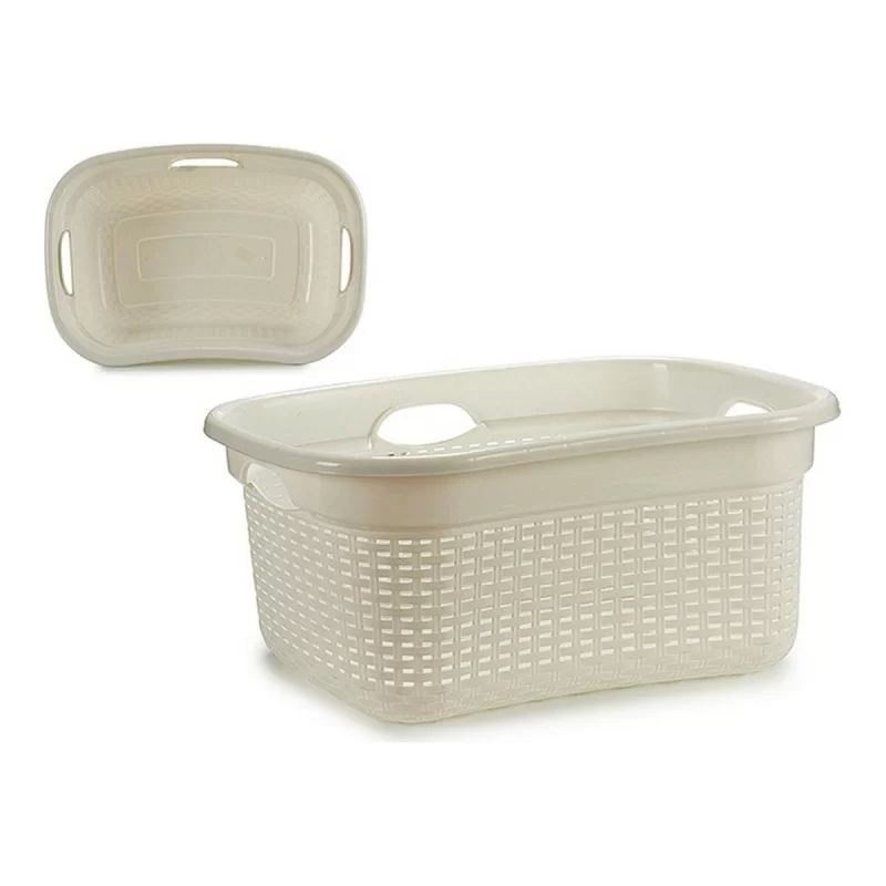 Basket 986485 42,5 x 25,5 x 63,5 cm White...