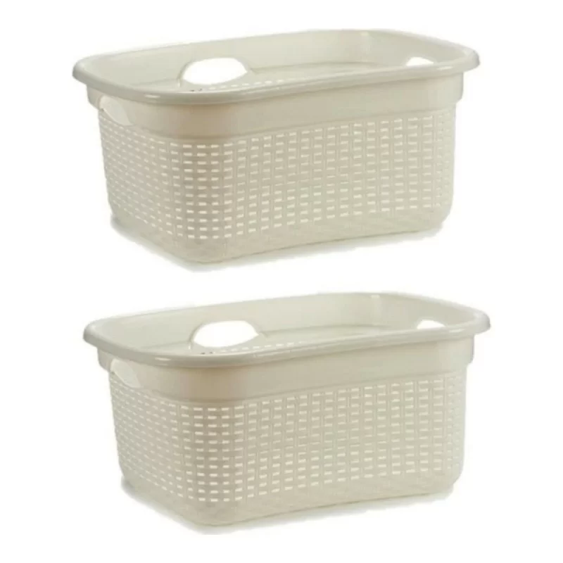 Basket 986485 42,5 x 25,5 x 63,5 cm White...