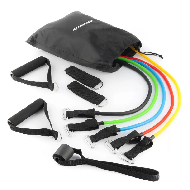 Set of Resistance Bands with Accessories and...