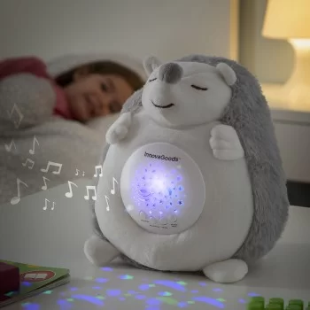 Hedgehog Soft Toy with White Noise and Nightlight...