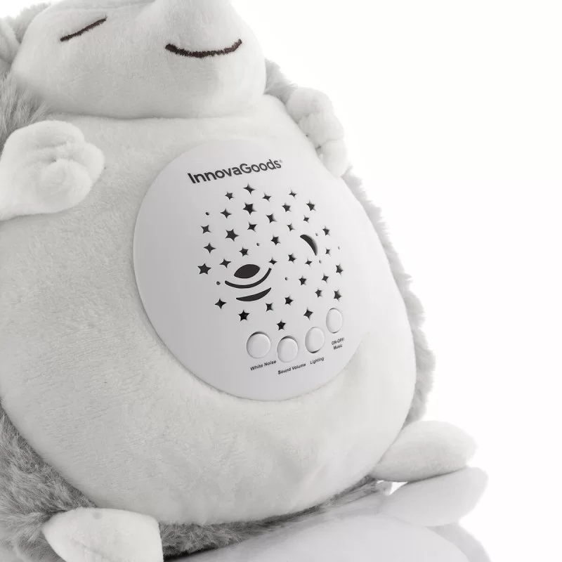 Hedgehog Soft Toy with White Noise and...