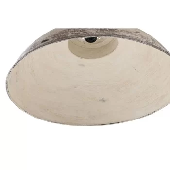 Ceiling Light DKD Home Decor White Brown Natural Wood... 2