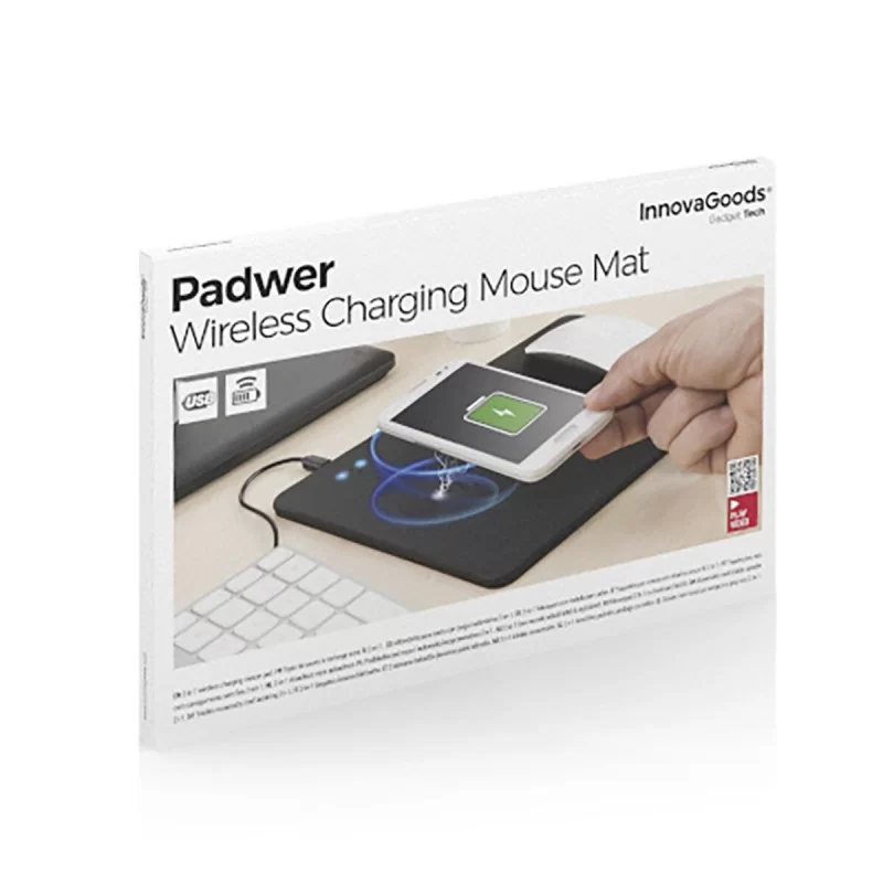 2-in-1 Mouse Mat with Wireless Charging Padwer...