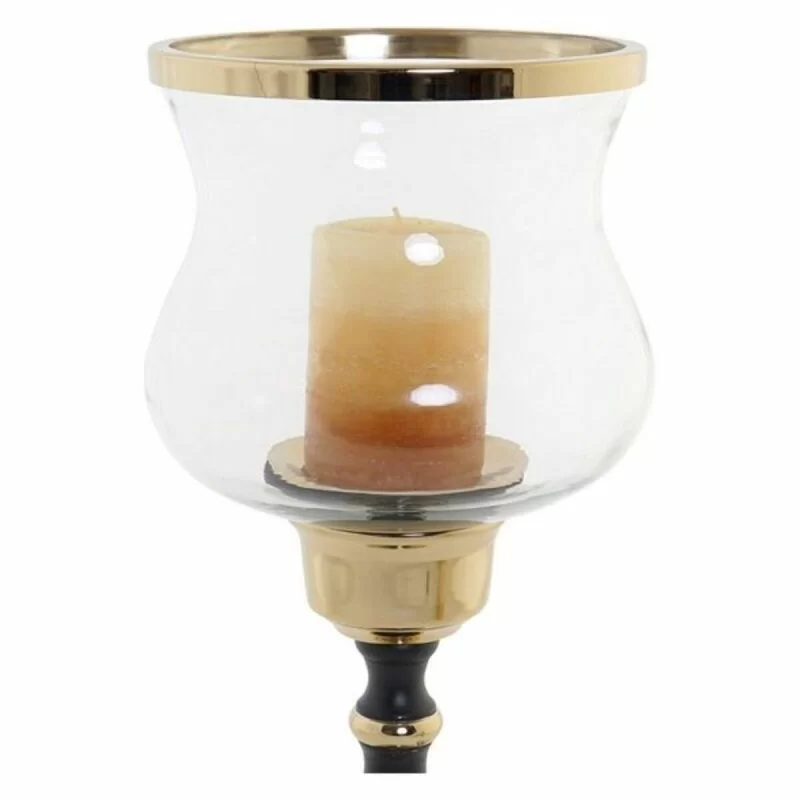 Candle Holder DKD Home Decor Aluminium Crystal...
