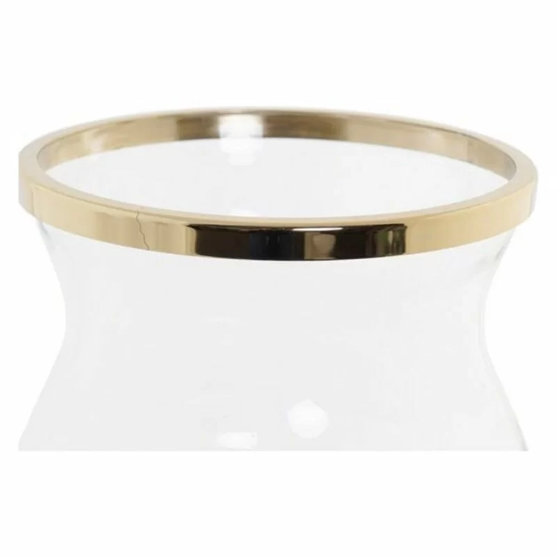 Candle Holder DKD Home Decor Aluminium Crystal...