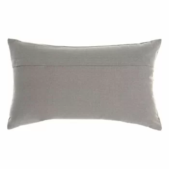 Cushion DKD Home Decor Grey Velvet Polyester Pink (50 x... 2