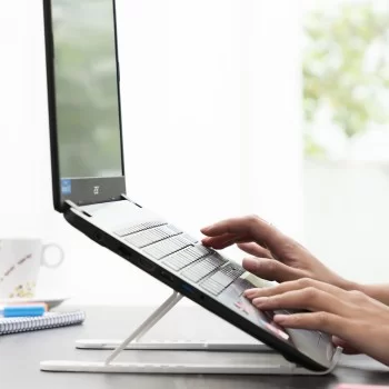 Folding and Adjustable Laptop Stand Flappot InnovaGoods 2