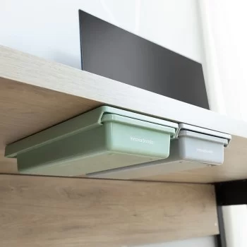 Set of Additional Adhesive Desk Drawers Underalk... 2