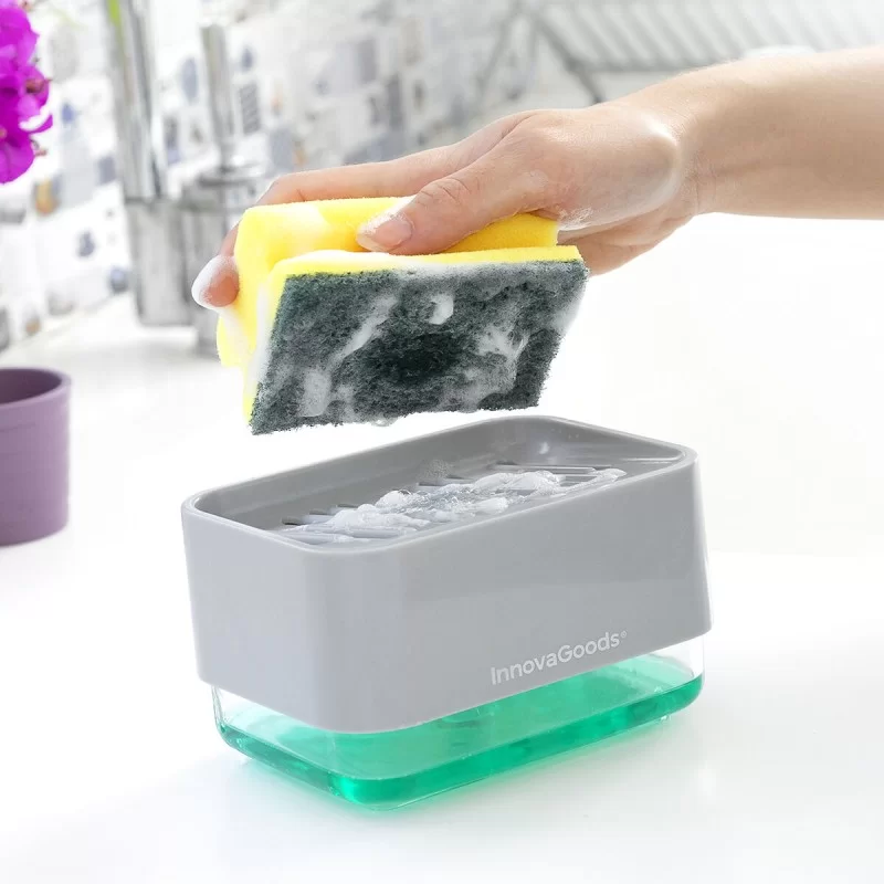 2-in-1 Soap Dispenser for the Kitchen Sink...