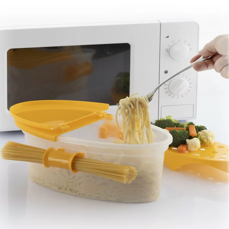 4-in-1 Microwave Pasta Cooker with Accessories...