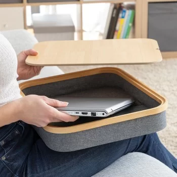 Portable Laptop Desk with Storage Tray Larage InnovaGoods 2