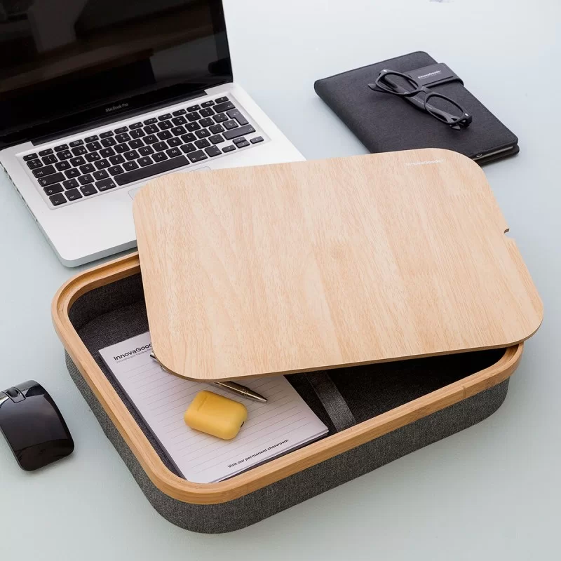 Portable Laptop Desk with Storage Tray Larage...