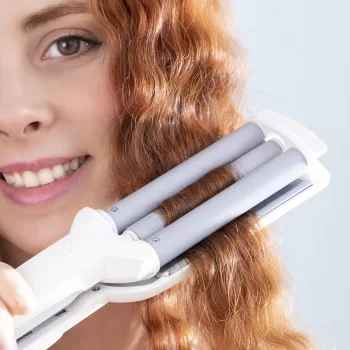 Ceramic Hair Iron for Creating Waves Wavio InnovaGoods 55 W 2