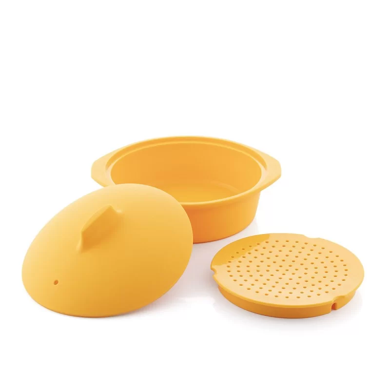 Multifunction Silicone Steamer with Recipes...