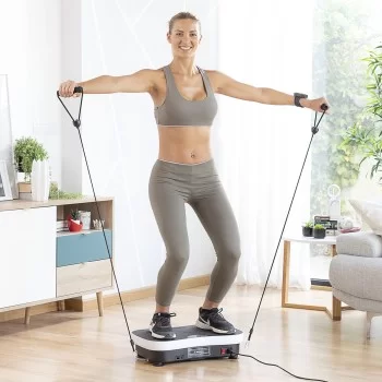 Vibration Training Plate with Accessories and Exercise...