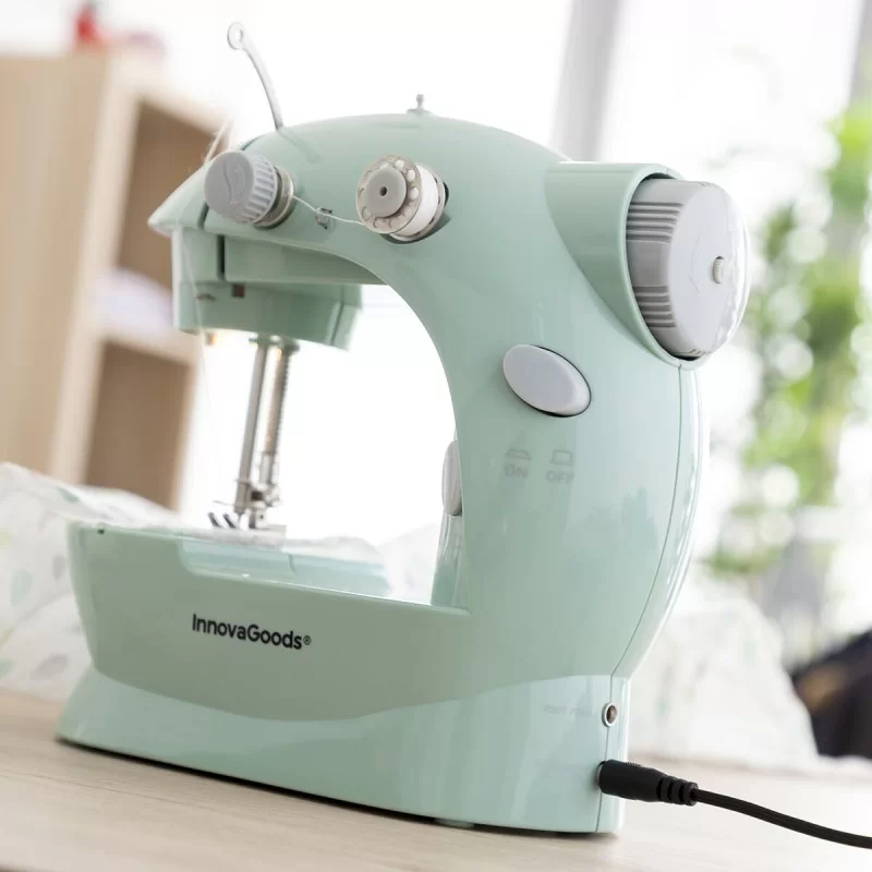 Mini Portable Sewing Machine with LED, Thread...