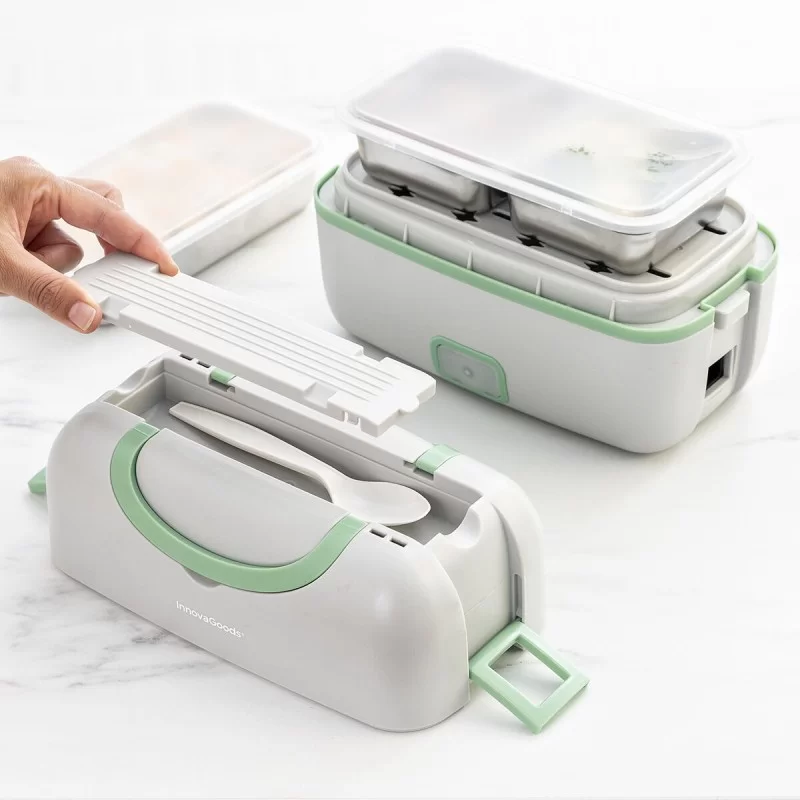 3-in-1 Electric Steamer Lunch Box with Recipes...