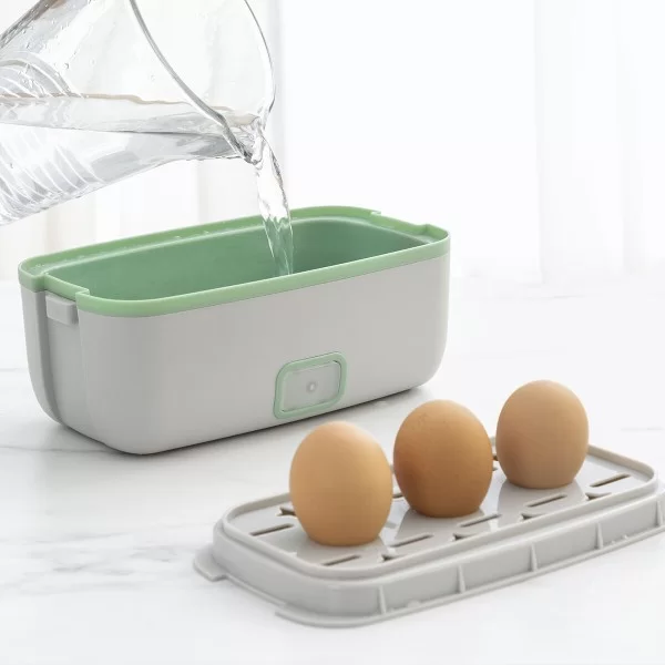 3-in-1 Electric Steamer Lunch Box with Recipes Beneam InnovaGoods