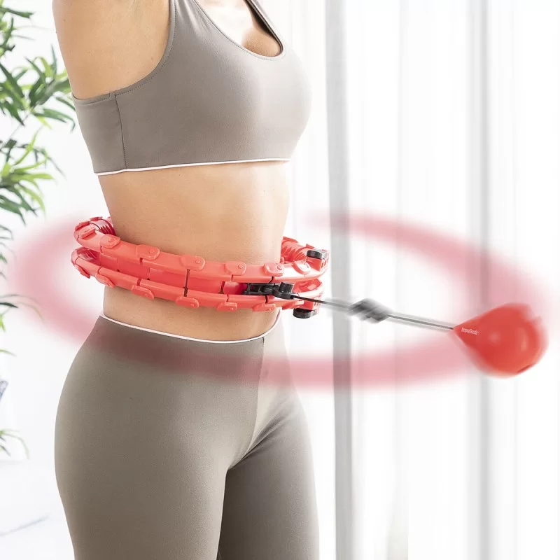 Adjustable Smart Fitness Hoop with Weight...