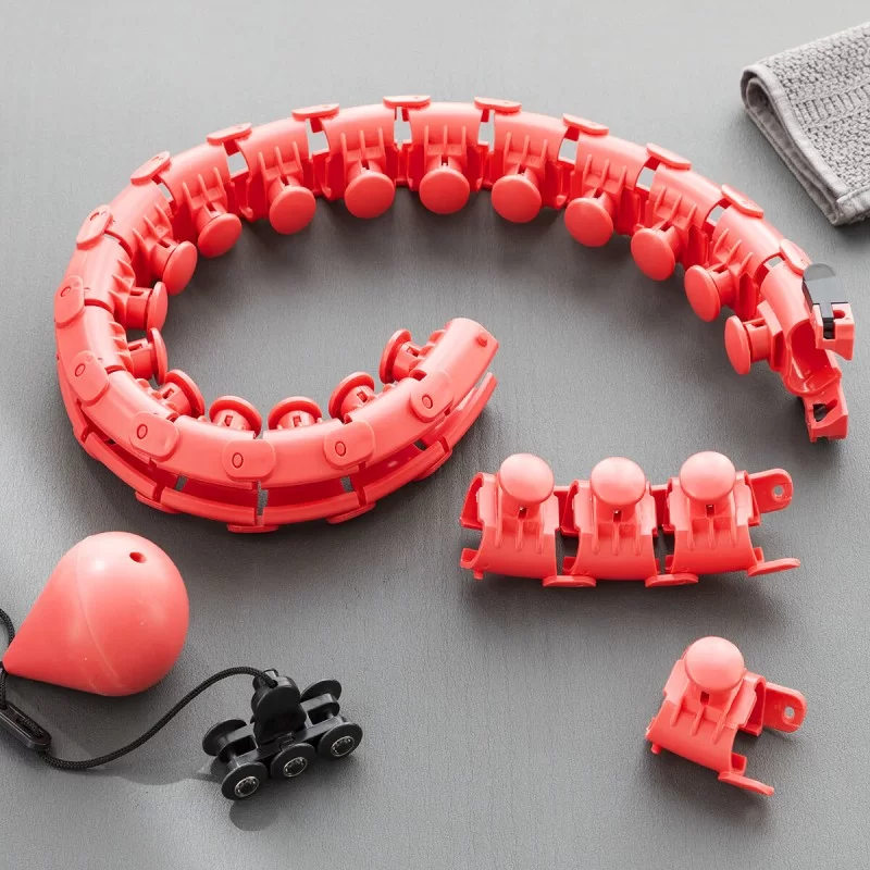 Adjustable Smart Fitness Hoop with Weight...