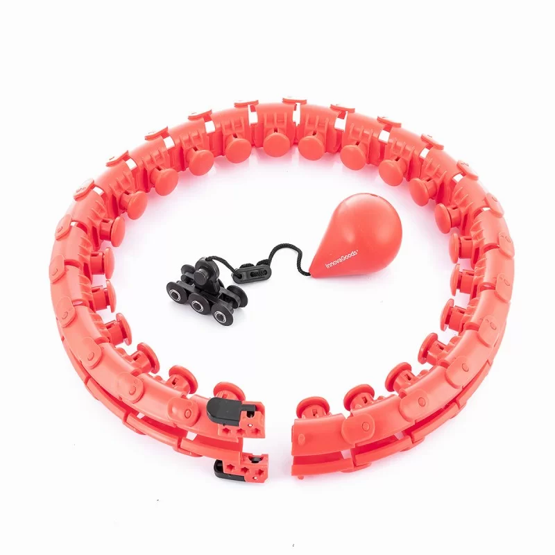 Adjustable Smart Fitness Hoop with Weight...
