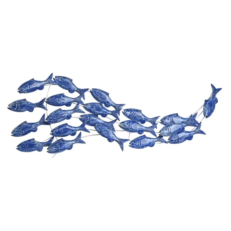 Wall Decoration Home ESPRIT Mediterranean Fish 110 x 10 x 45 cm