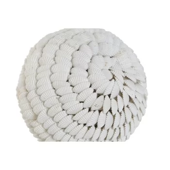 Decorative bauble Home ESPRIT White 12 x 12 x 12 cm 2