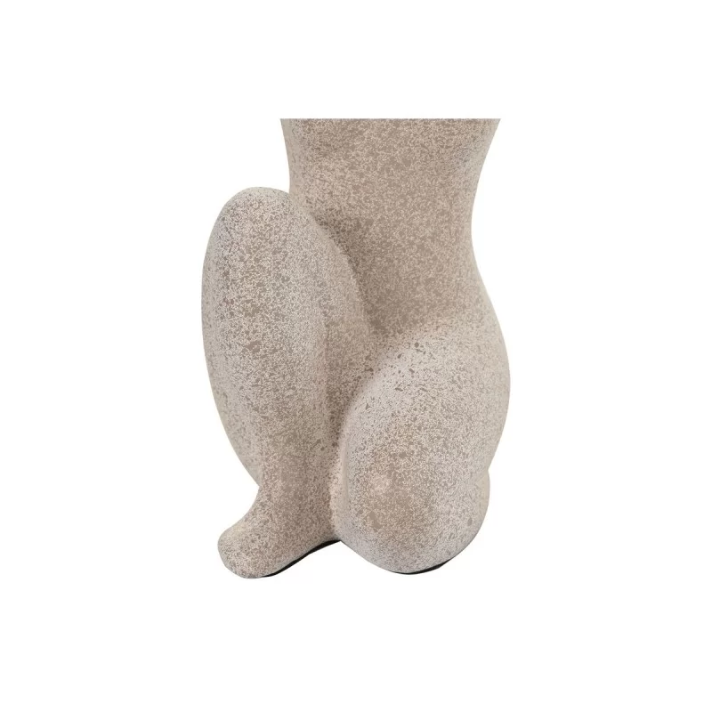 Desk lamp Home ESPRIT White Beige Stoneware 40...