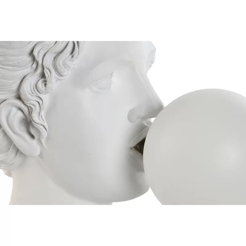 Desk lamp Home ESPRIT White Resin Plastic 220 V...