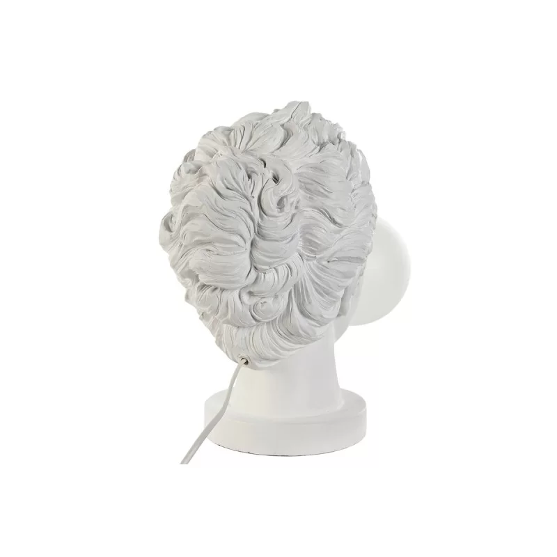 Desk lamp Home ESPRIT White Resin Plastic 220 V...