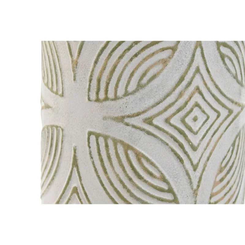 Vase Home ESPRIT Green Beige Natural Metal...