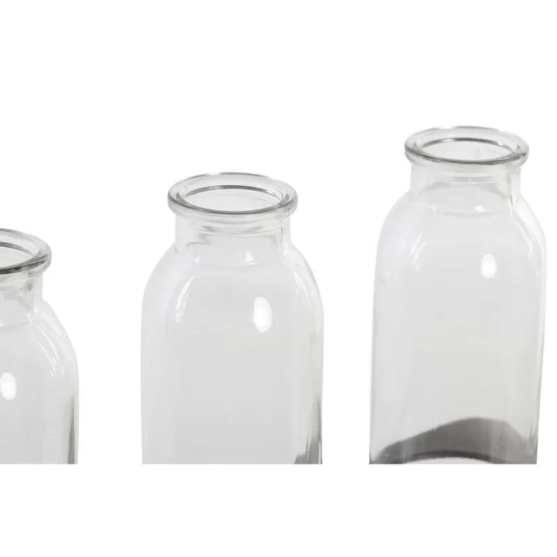 Vase DKD Home Decor Brown Black Metal Crystal...