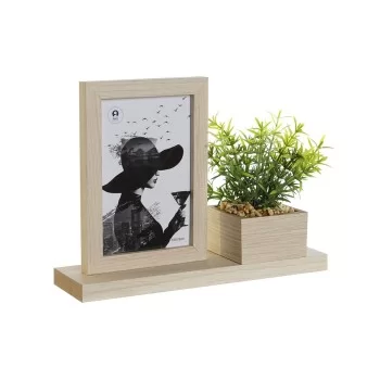 Photo frame Home ESPRIT Natural MDF Wood Scandinavian 25...