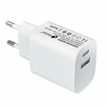 Wall Charger LEOTEC LECSPH20W2W 20 W White 2